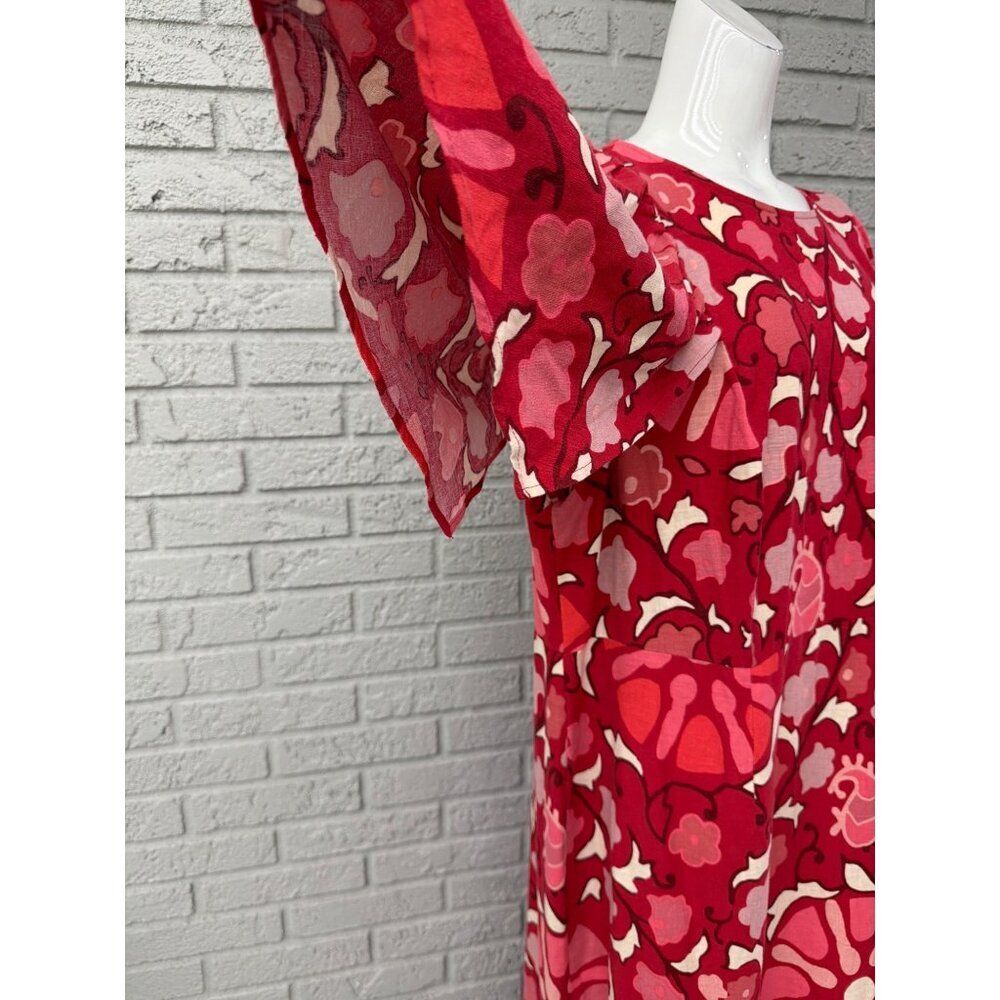 Rhode X Target Zinnia Women’s Floral Print Bell Sleeve Dress Size 18 - Picture 9 of 13